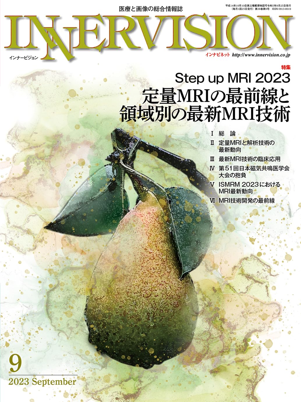 月刊インナービジョン2023年9月号Vol.38, No.9−Step up MRI